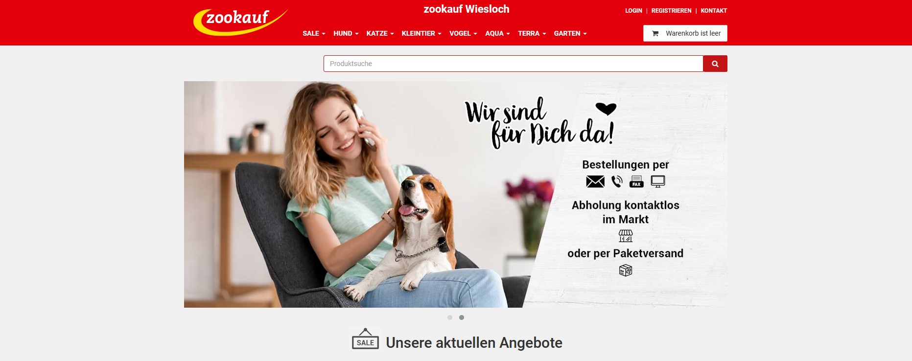 Online-Shop zookauf Wiesloch